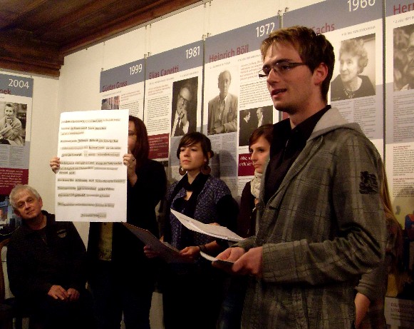 Jugendgruppe bei der Arbeit 2010