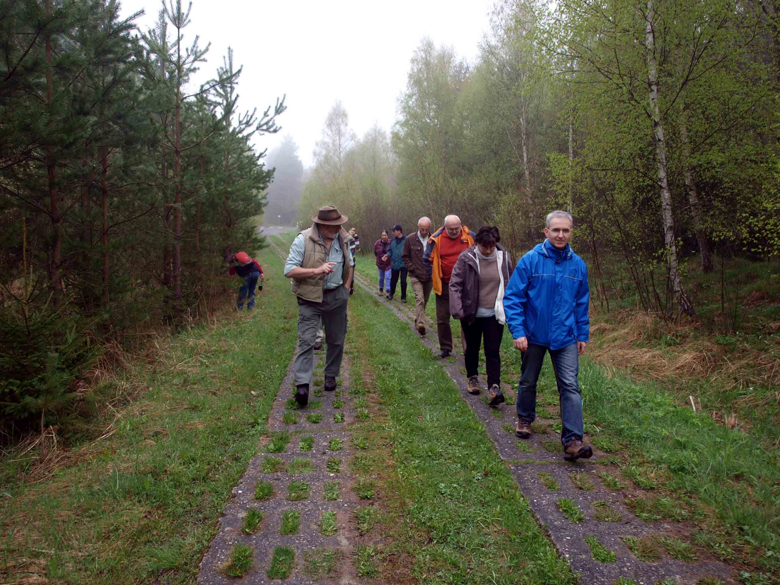 Bei der Wanderung am einstigen Grenzstreifen